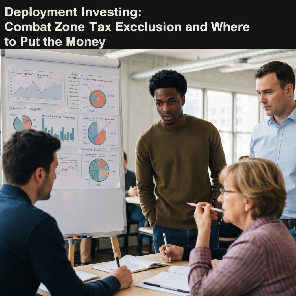 Deployment investing combat zone tax exclusion Roth IRA SDP