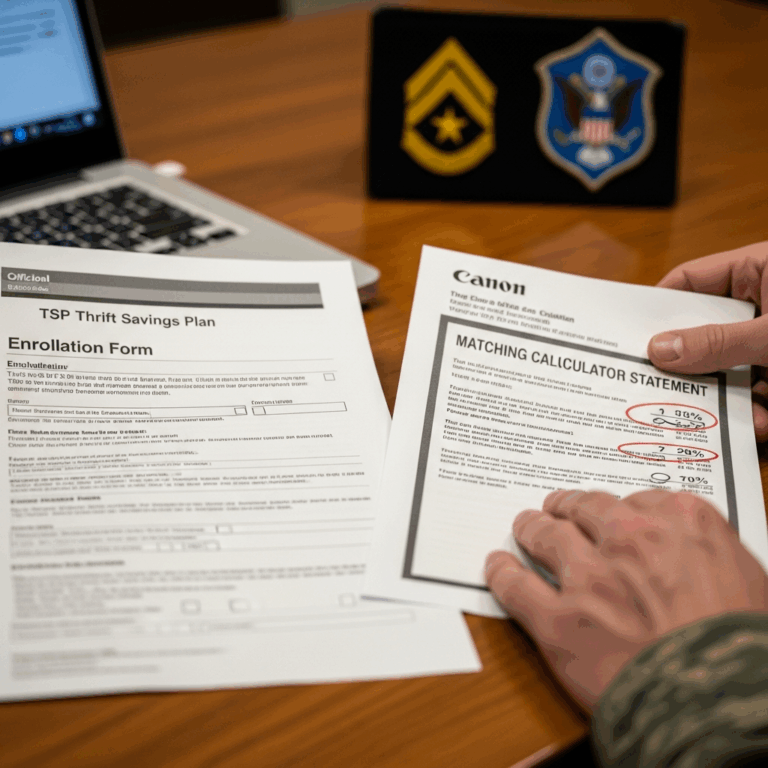 TSP Matching for Military Members How It Actually Works