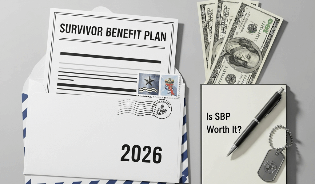 Professional photograph related to: Survivor Benefit Plan — Is SBP Worth It in 2026. High quality, e